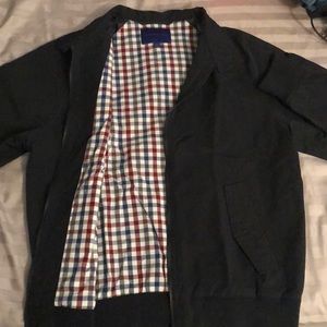 Aeropostale navy collared zip up jacket